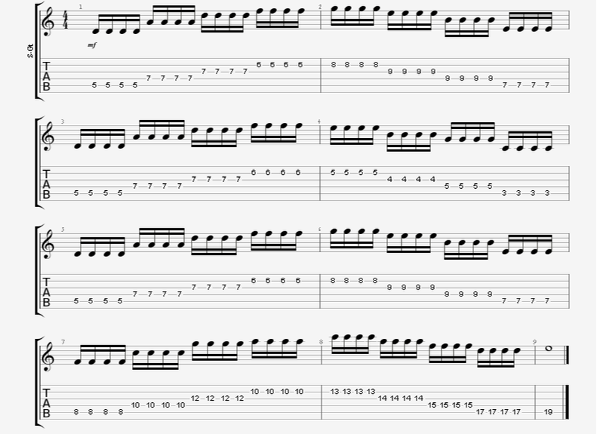speed tremolo picking string changing guitar exercise