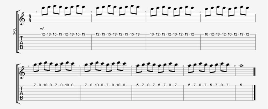 Deceptively Difficult Alternate Picking Guitar Exercise